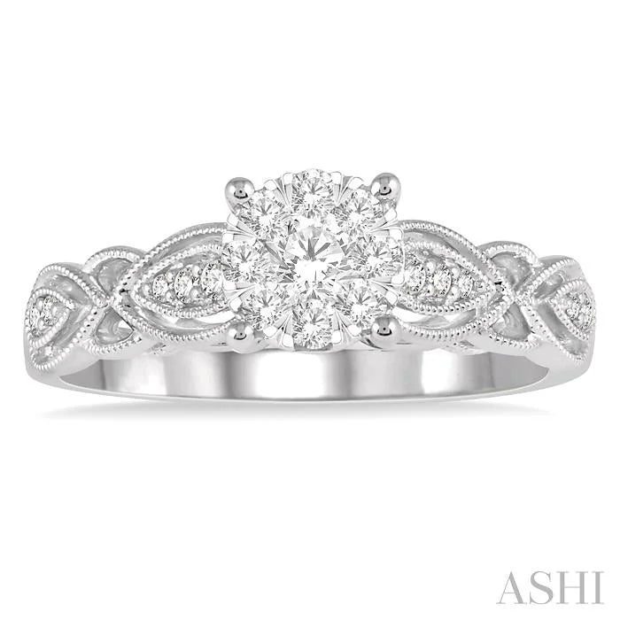 Round Shape Lovebright Diamond Ring