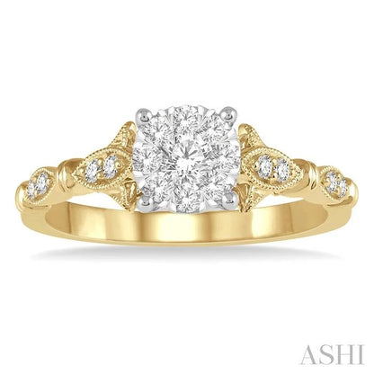 Round Shape Lovebright Diamond Ring