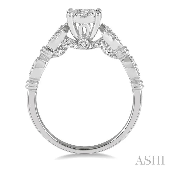 Round Shape Lovebright Diamond Ring