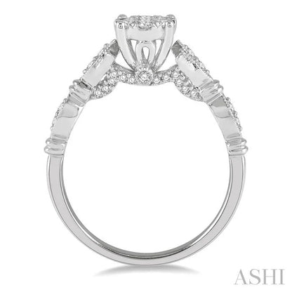 Round Shape Lovebright Diamond Ring