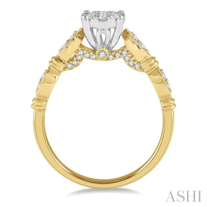 Round Shape Lovebright Diamond Ring