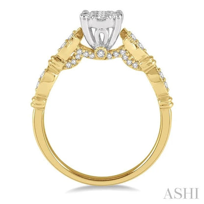 Round Shape Lovebright Diamond Ring
