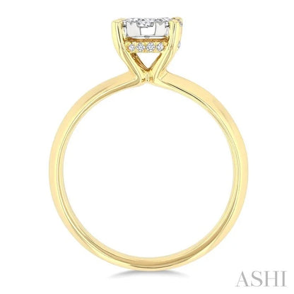 Oval Shape Lovebright Diamond Ring