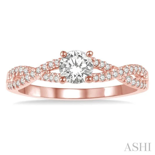 Round Shape Diamond Engagement Ring
