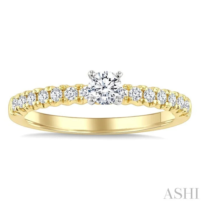 Round Shape Endless Embrace Diamond Engagement Ring