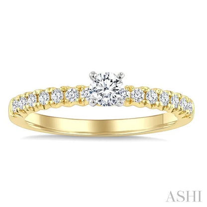 Round Shape Endless Embrace Diamond Engagement Ring