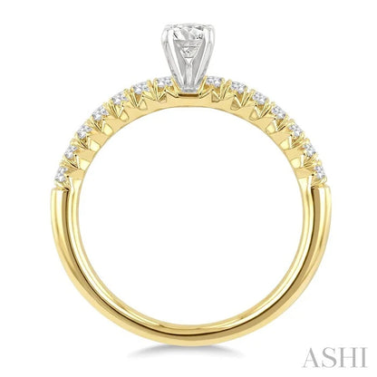 Round Shape Endless Embrace Diamond Engagement Ring