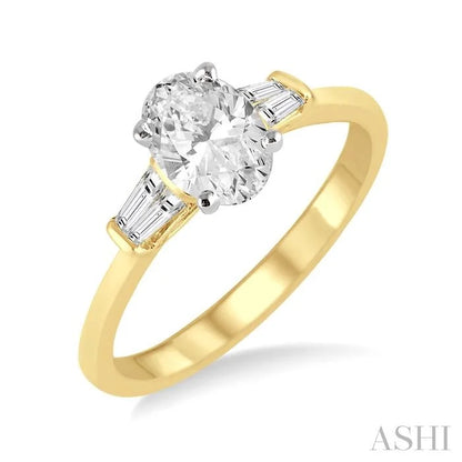 Oval Shape Diamond Engagement Ring