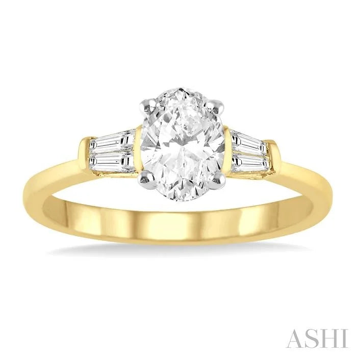 Oval Shape Diamond Engagement Ring