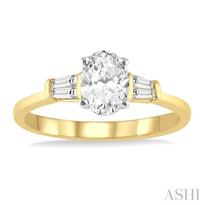 Oval Shape Diamond Engagement Ring