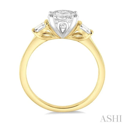 Oval Shape Semi-Mount Diamond Engagement Ring