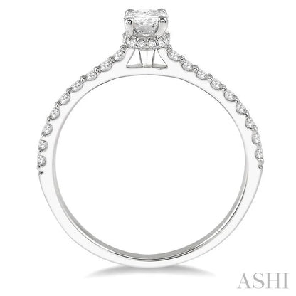 Oval Shape Diamond Engagement Ring