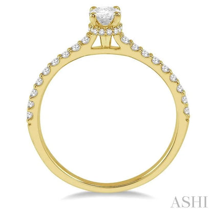 Oval Shape Diamond Engagement Ring