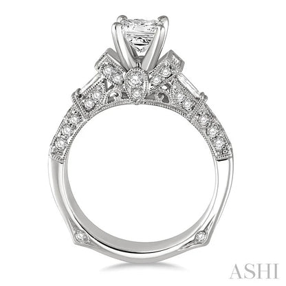 Princess Shape Diamond Engagement Ring
