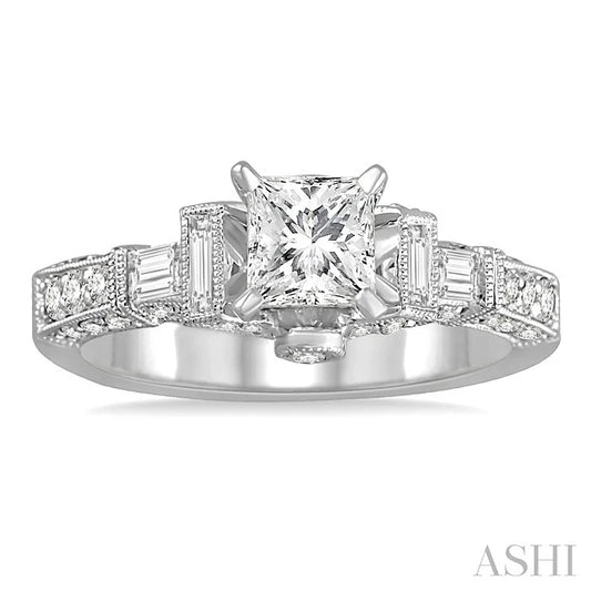 Princess Shape Diamond Engagement Ring