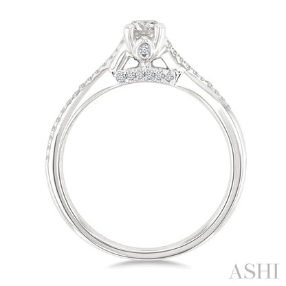 Oval Shape Diamond Engagement Ring