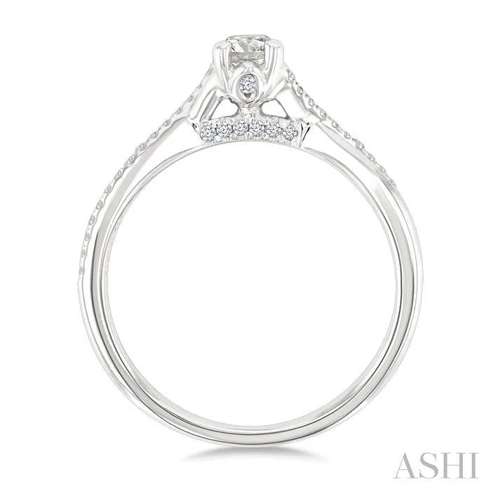 Oval Shape Diamond Engagement Ring