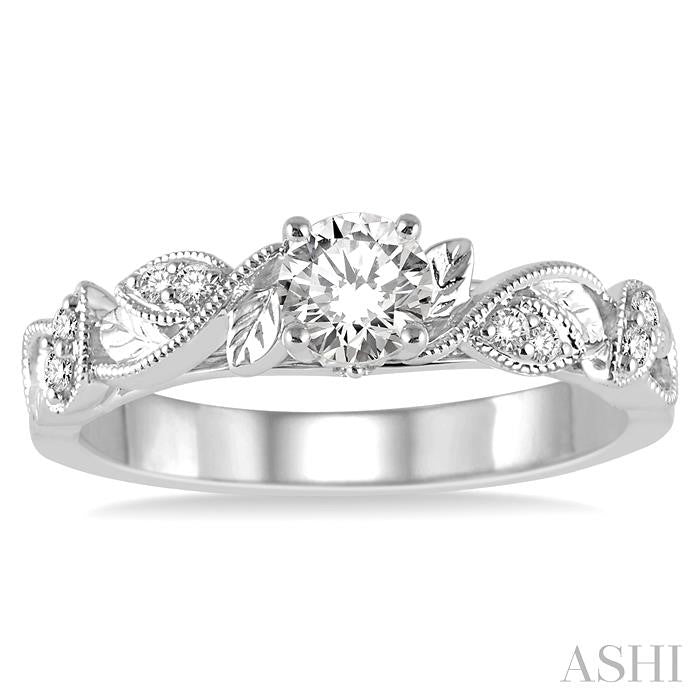 Round Shape Diamond Engagement Ring