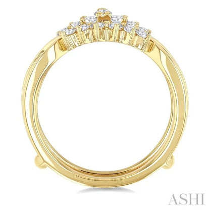 Chevron Diamond Insert Ring