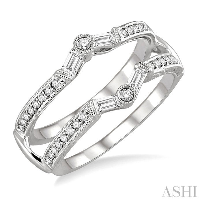 Baguette Diamond Insert Ring