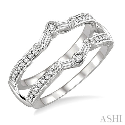 Baguette Diamond Insert Ring