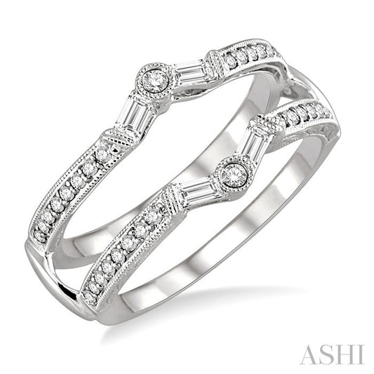 Baguette Diamond Insert Ring