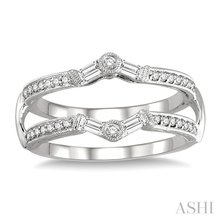 Baguette Diamond Insert Ring