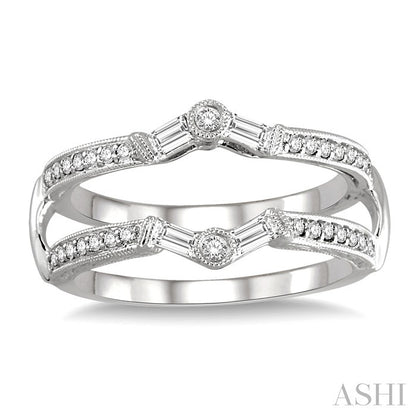 Baguette Diamond Insert Ring