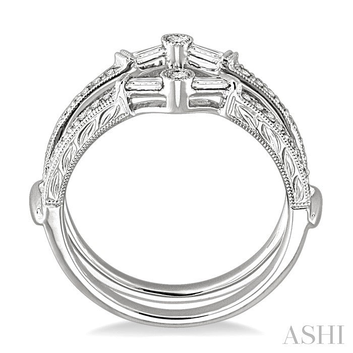 Baguette Diamond Insert Ring