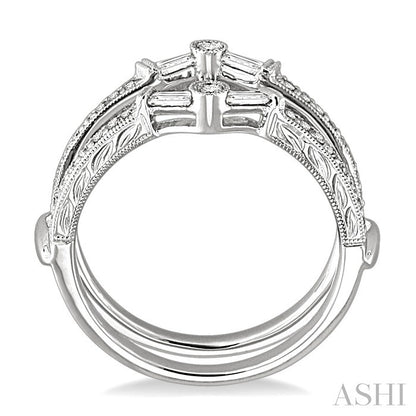 Baguette Diamond Insert Ring