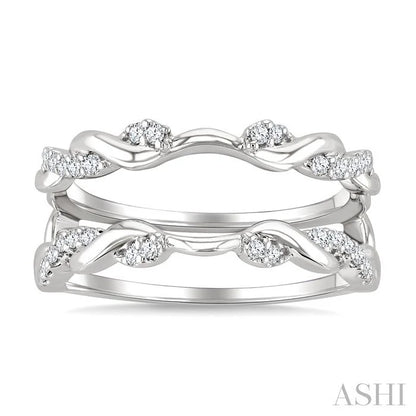 Twisted Diamond Insert Ring