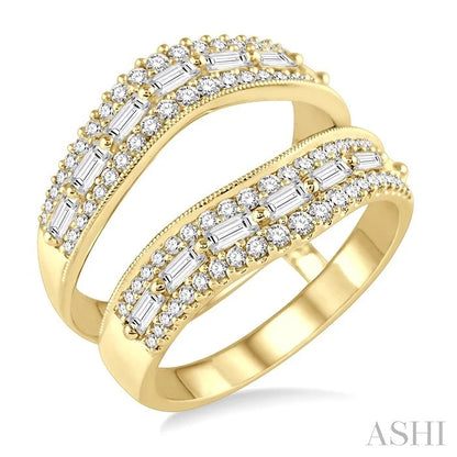 Baguette Diamond Insert Ring