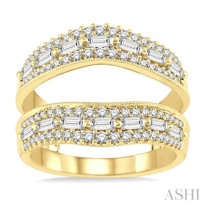 Baguette Diamond Insert Ring