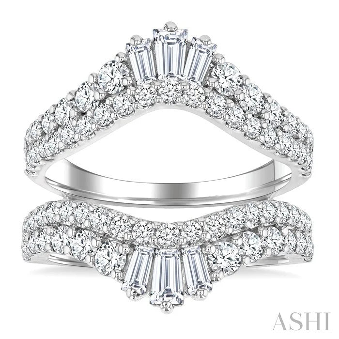 Baguette Diamond Insert Ring