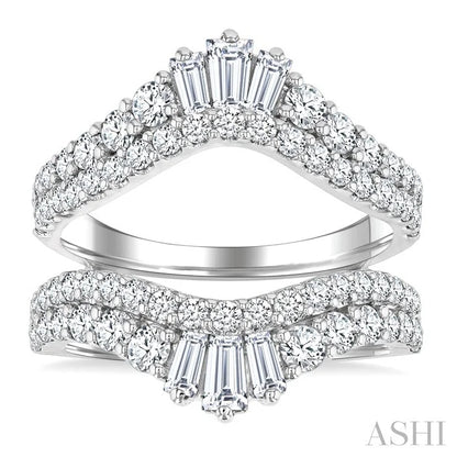 Baguette Diamond Insert Ring