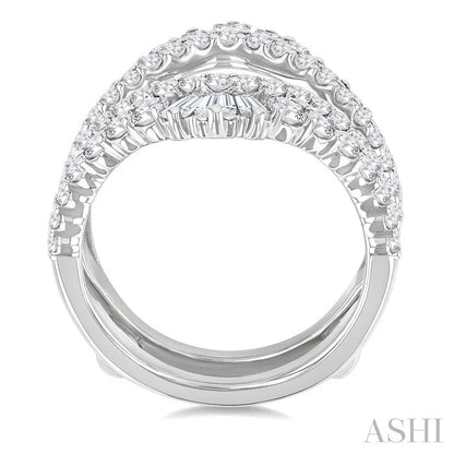 Baguette Diamond Insert Ring