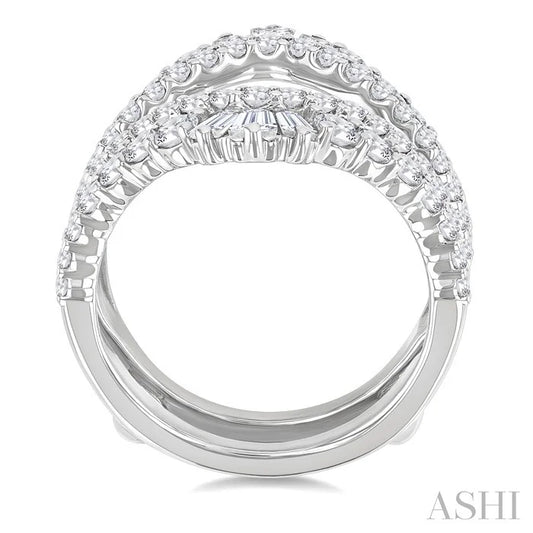 Baguette Diamond Insert Ring