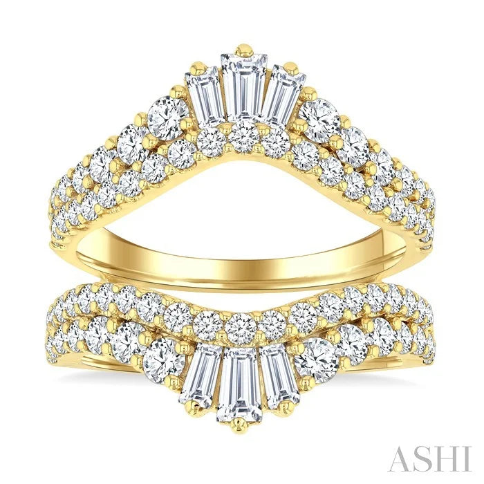 Baguette Diamond Insert Ring