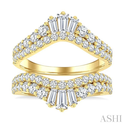 Baguette Diamond Insert Ring