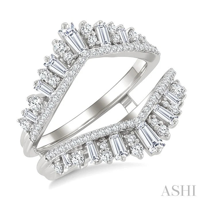 Baguette Diamond Insert Ring