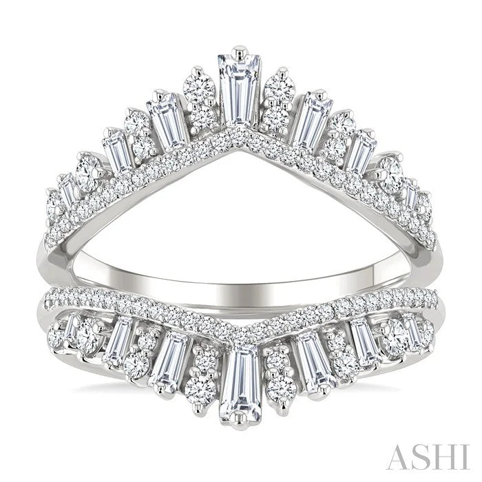 Baguette Diamond Insert Ring