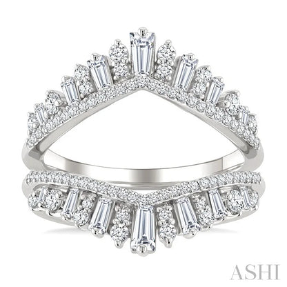 Baguette Diamond Insert Ring