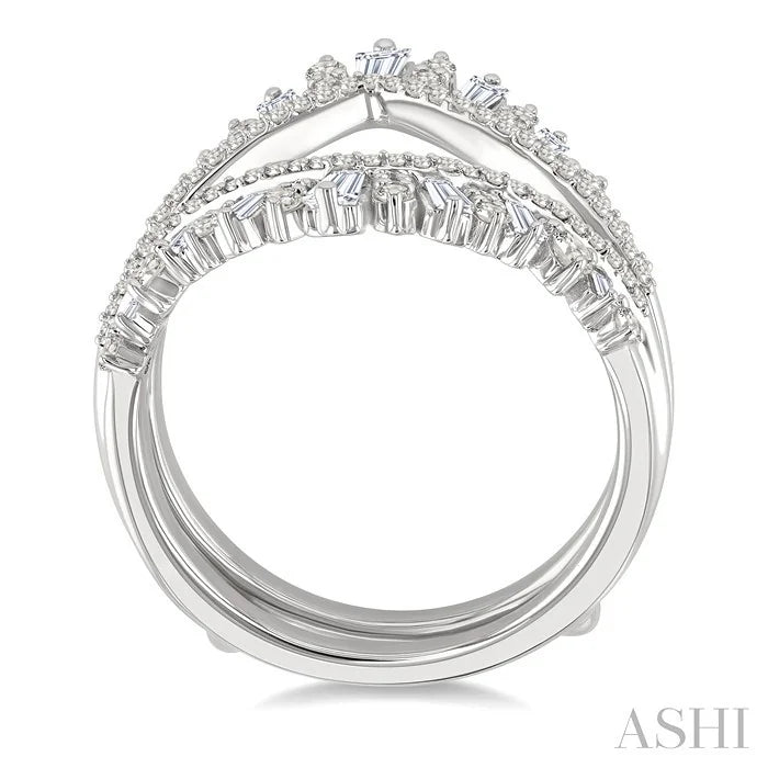 Baguette Diamond Insert Ring
