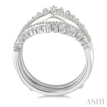 Baguette Diamond Insert Ring