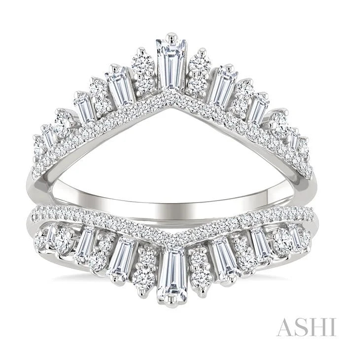 Baguette Diamond Insert Ring