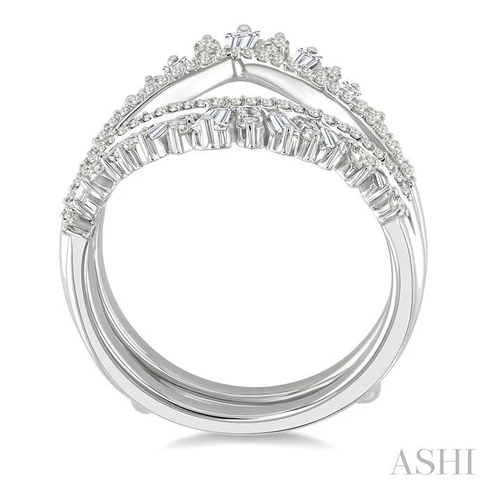 Baguette Diamond Insert Ring