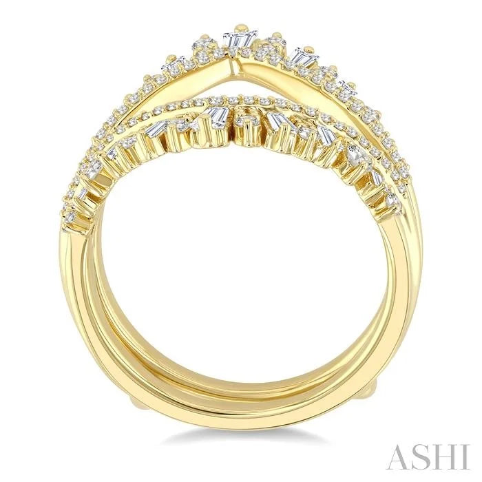 Baguette Diamond Insert Ring