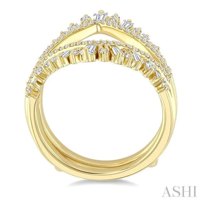 Baguette Diamond Insert Ring