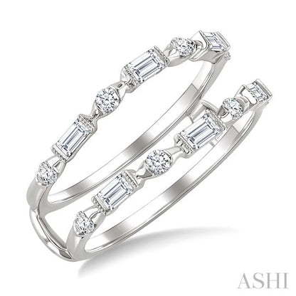 Baguette Diamond Insert Ring