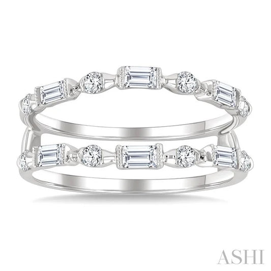 Baguette Diamond Insert Ring